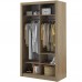 Skapis 120 ARTI AR-06, ozols shetland